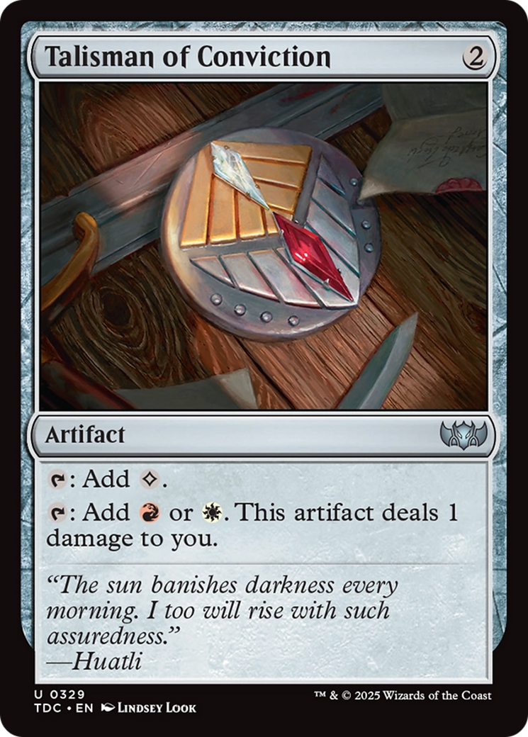 Talisman of Conviction [Tarkir: Dragonstorm Commander] | Local Legends