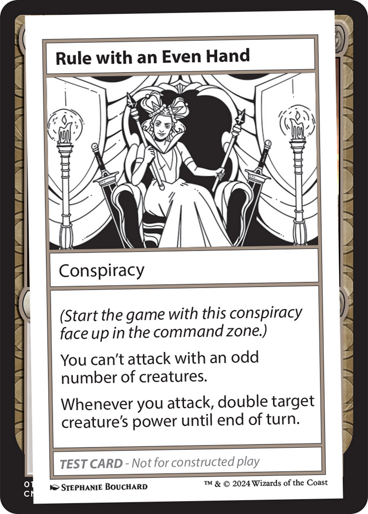 Rule with an Even Hand [Mystery Booster 2 Playtest Cards] | Local Legends