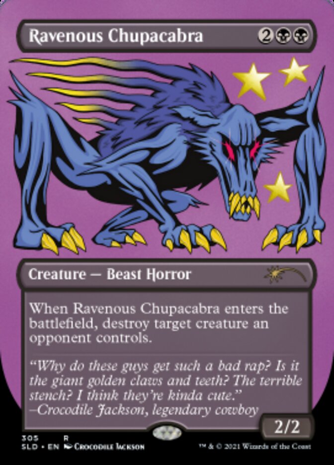 Ravenous Chupacabra (Borderless) (Foil Etched) [Secret Lair Drop Series] | Local Legends