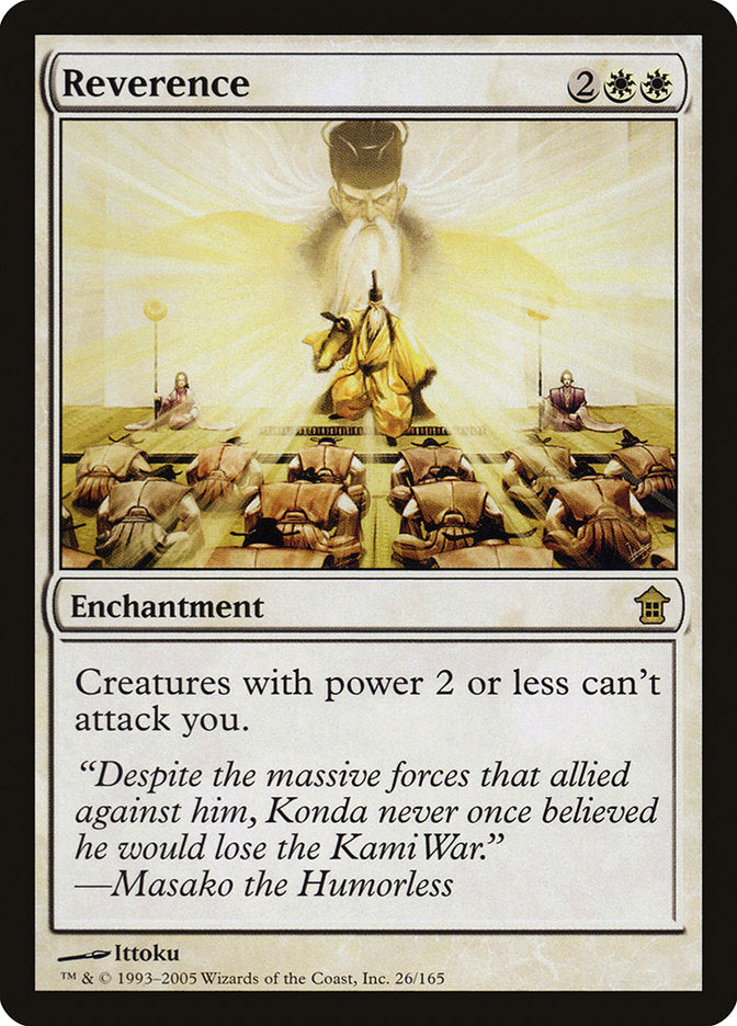 Reverence [Saviors of Kamigawa] | Local Legends