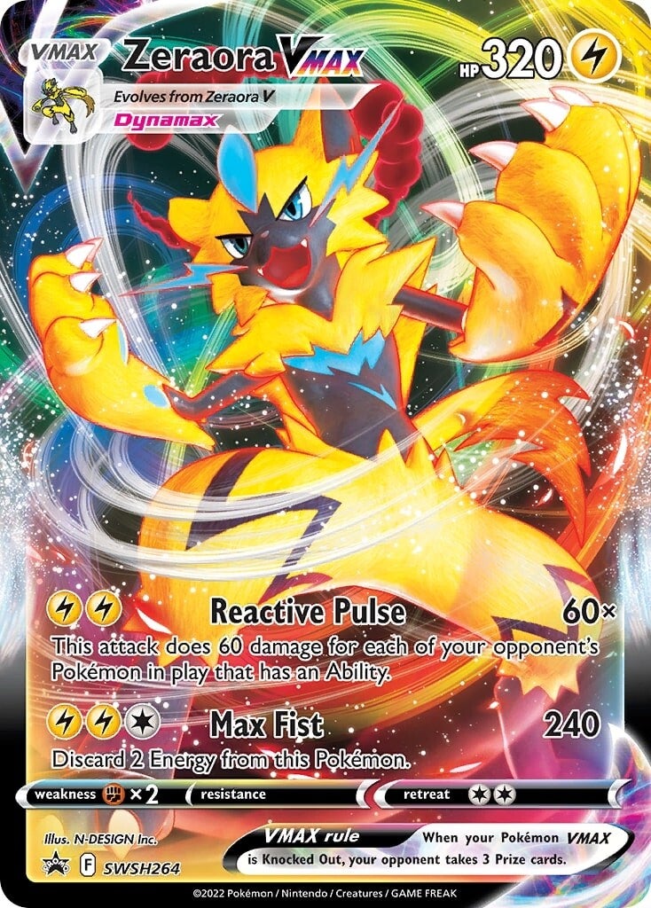 Zeraora VMAX (SWSH264) [Sword & Shield: Black Star Promos] | Local Legends