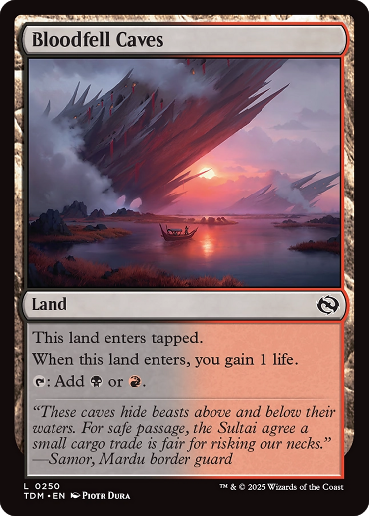 Bloodfell Caves [Tarkir: Dragonstorm] | Local Legends
