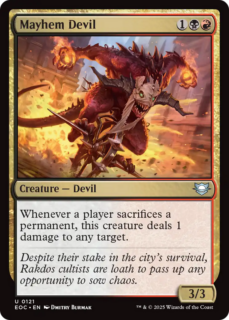 Mayhem Devil [Edge of Eternities Commander] | Local Legends