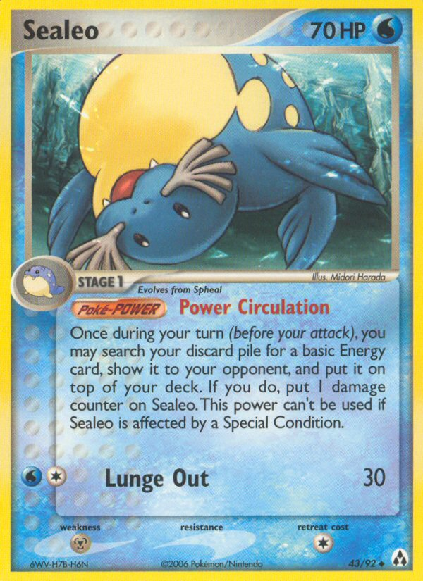Sealeo (43/92) [EX: Legend Maker] | Local Legends