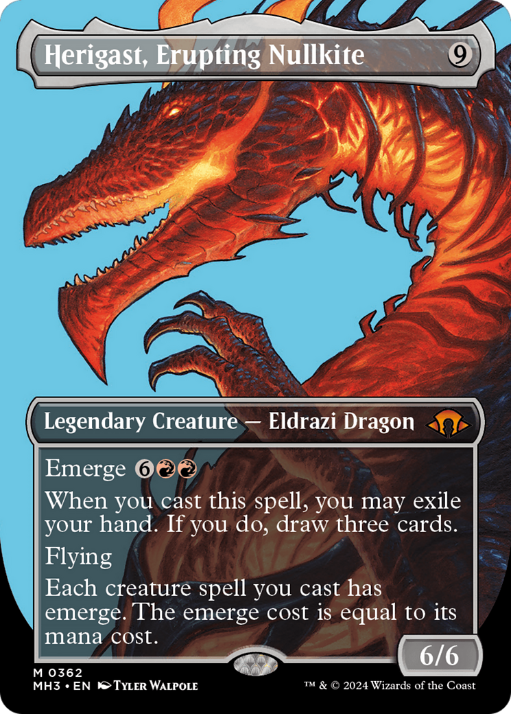 Herigast, Erupting Nullkite (Borderless) [Modern Horizons 3] | Local Legends