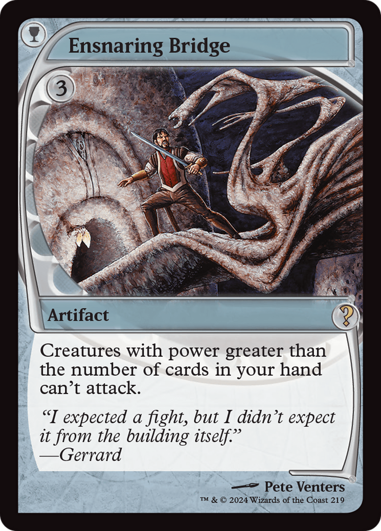 Ensnaring Bridge (Future Sight) [Mystery Booster 2] | Local Legends