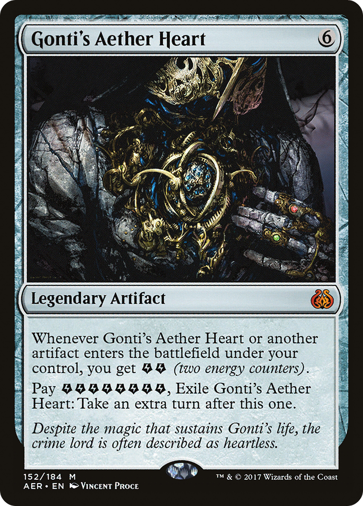 Gonti's Aether Heart (Ripple Foil) [Modern Horizons 3 Commander] | Local Legends