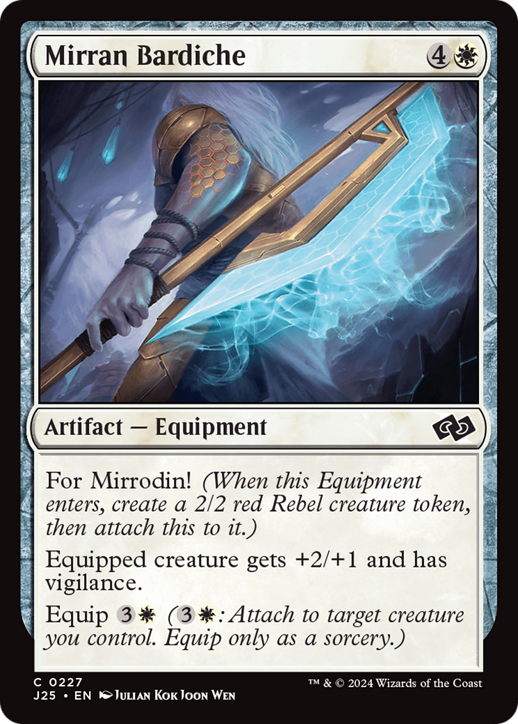 Mirran Bardiche [Foundations Jumpstart] | Local Legends