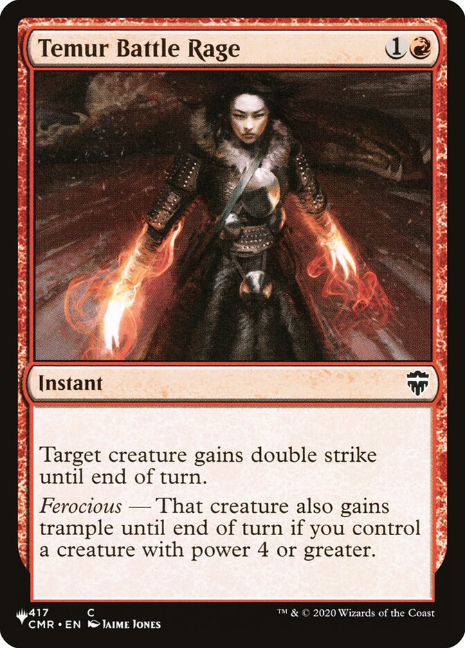 Temur Battle Rage [Secret Lair: Heads I Win, Tails You Lose] | Local Legends