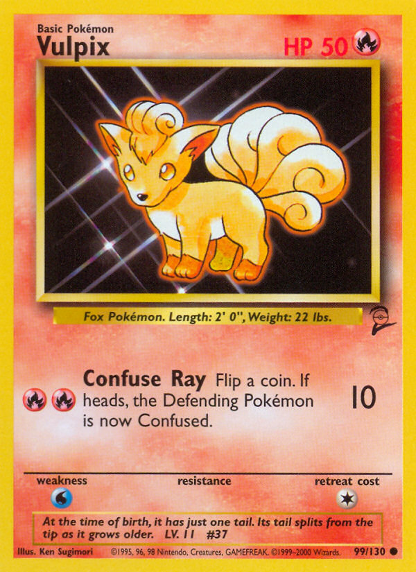 Vulpix (99/130) [Base Set 2] | Local Legends