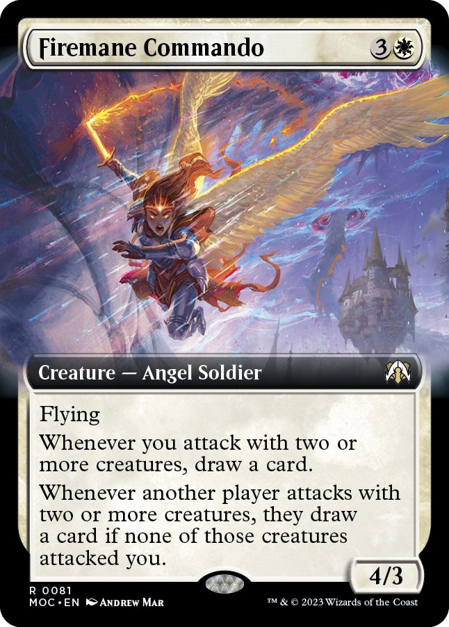 Firemane Commando (Extended Art) [March of the Machine Commander] | Local Legends