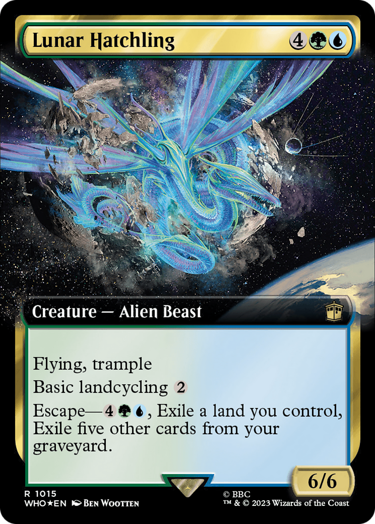 Lunar Hatchling (Extended Art) (Surge Foil) [Doctor Who] | Local Legends