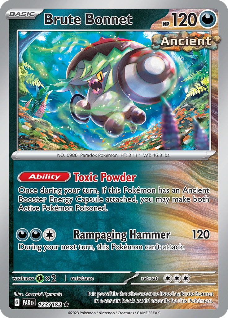 Brute Bonnet (123/182) [Scarlet & Violet: Paradox Rift] | Local Legends