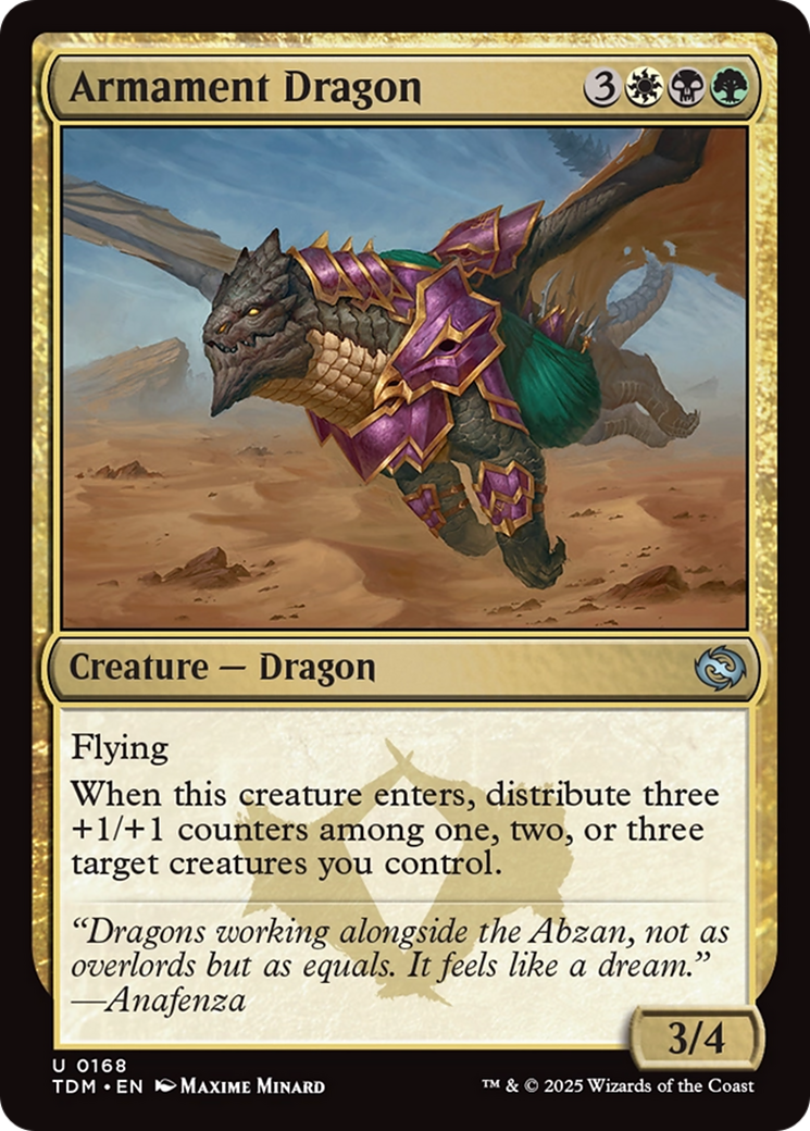 Armament Dragon [Tarkir: Dragonstorm] | Local Legends