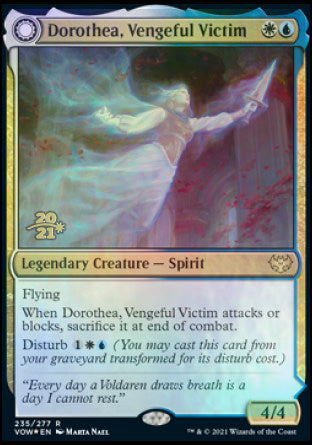 Dorothea, Vengeful Victim // Dorothea's Retribution [Innistrad: Crimson Vow Prerelease Promos] | Local Legends