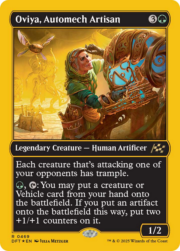Oviya, Automech Artisan (First-Place Foil) [Aetherdrift] | Local Legends