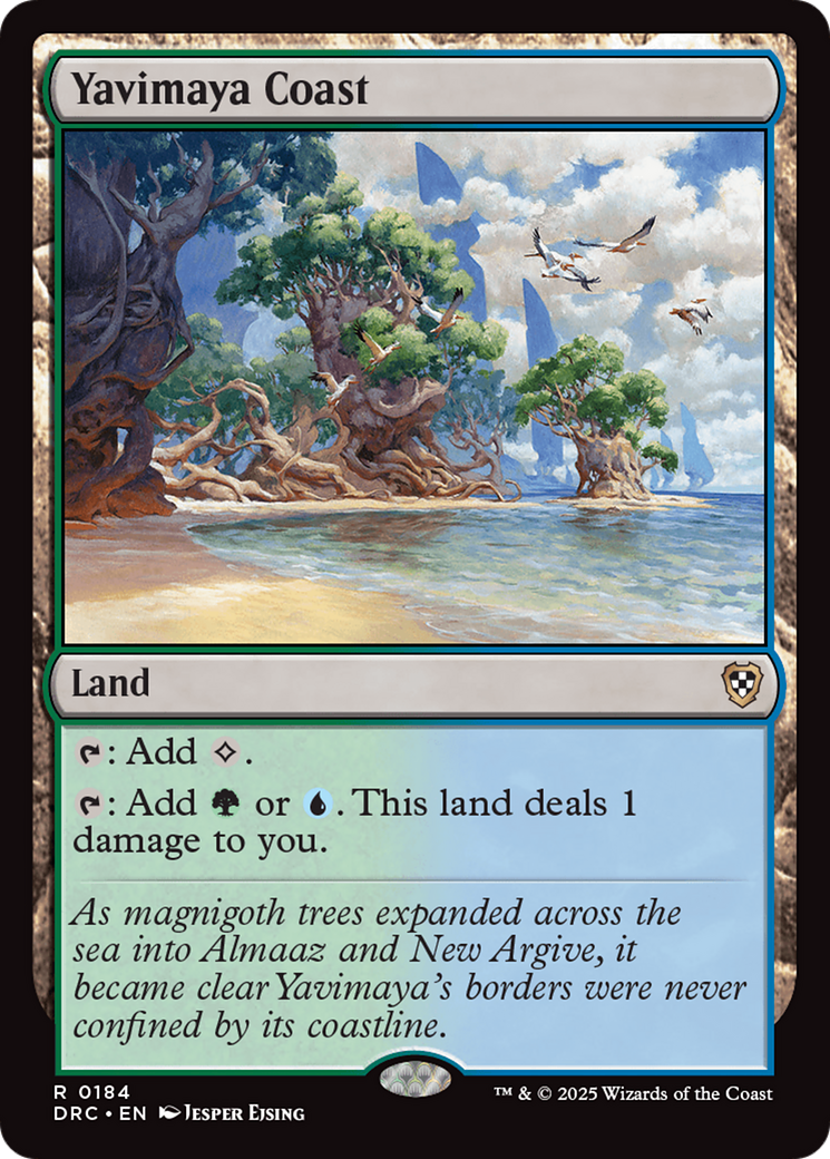 Yavimaya Coast [Aetherdrift Commander] | Local Legends