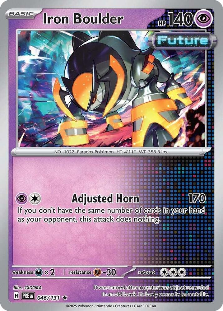 Iron Boulder (046/131) [Scarlet & Violet: Prismatic Evolutions] | Local Legends