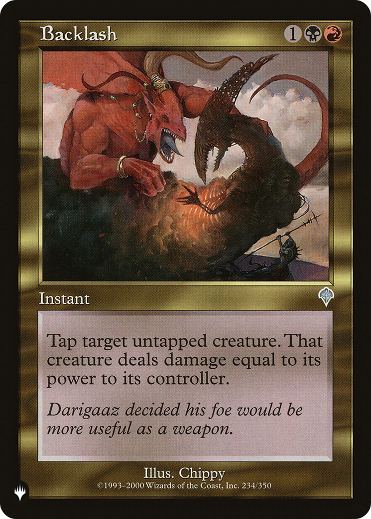 Backlash [The List] | Local Legends