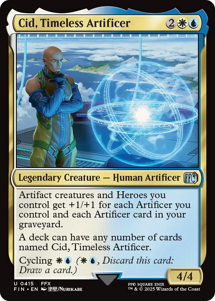 Cid, Timeless Artificer (0415) [FINAL FANTASY] | Local Legends
