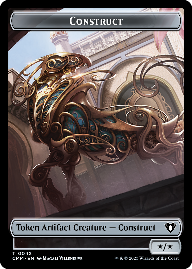 Construct Token (42) [Commander Masters Tokens] | Golgari Games