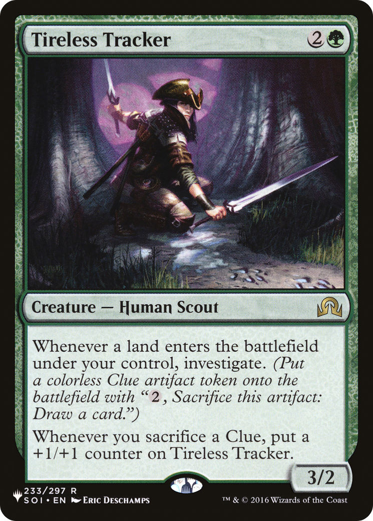 Tireless Tracker Art Card [Innistrad Remastered Art Series] | Local Legends