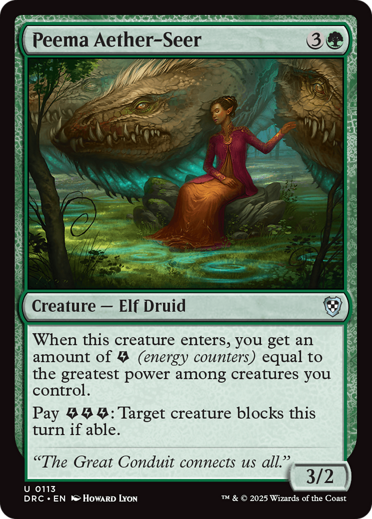Peema Aether-Seer [Aetherdrift Commander] | Local Legends