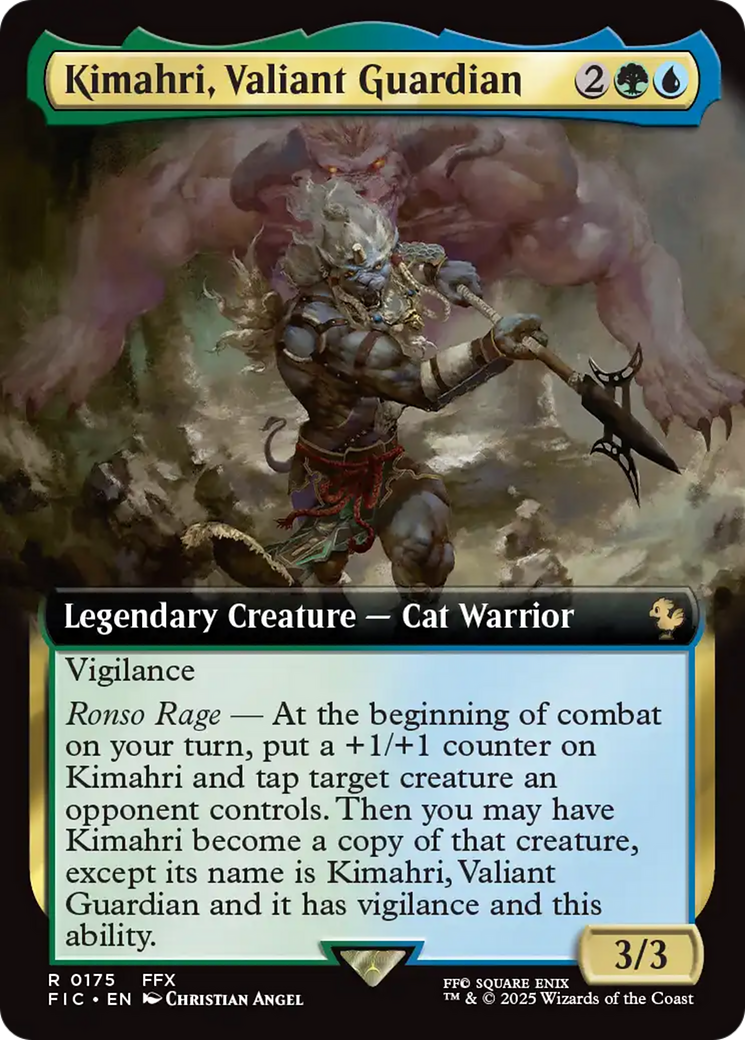 Kimahri, Valiant Guardian (Extended Art) [FINAL FANTASY Commander] | Local Legends