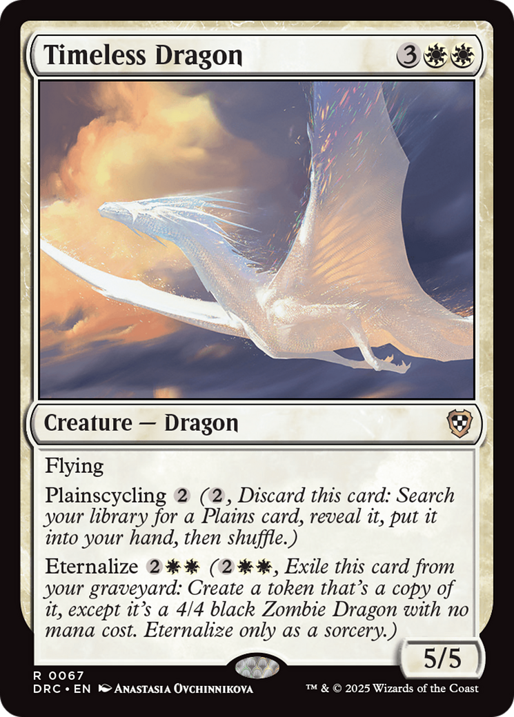 Timeless Dragon [Aetherdrift Commander] | Local Legends