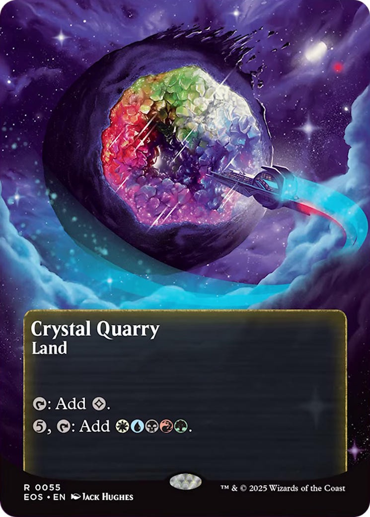 Crystal Quarry (0055) (Borderless) [Edge of Eternities: Stellar Sights] | Local Legends