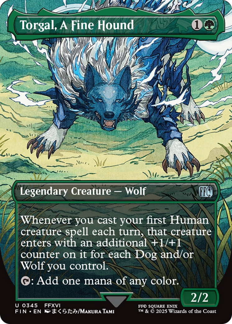 Torgal, A Fine Hound (Borderless) [FINAL FANTASY] | Local Legends