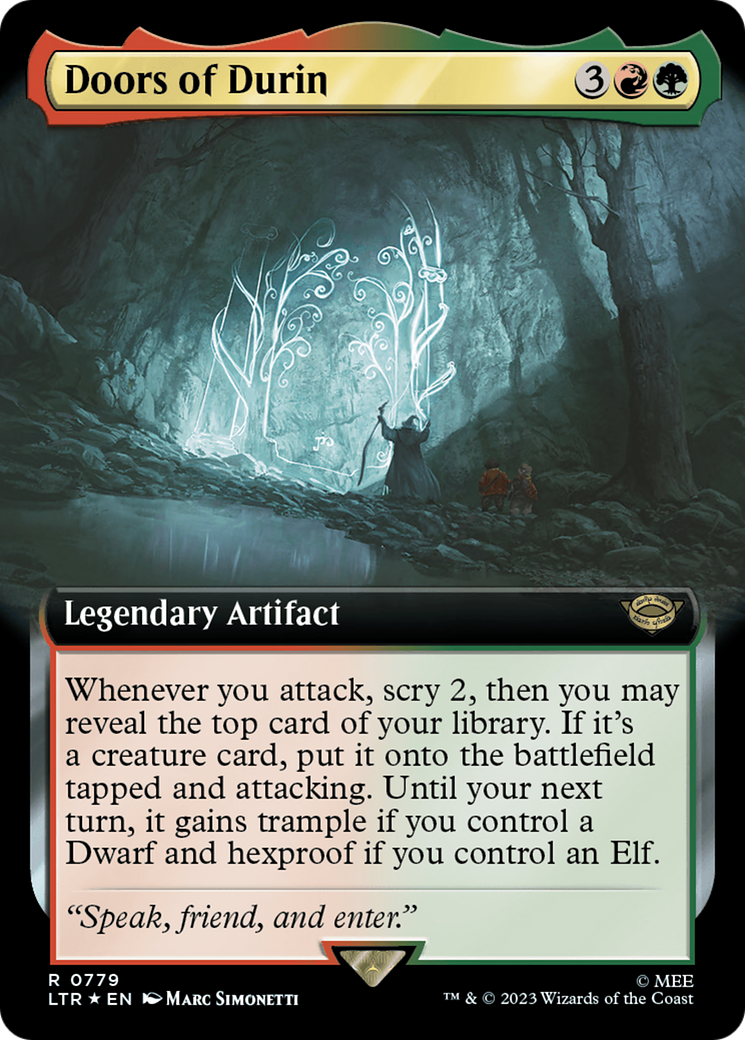 Doors of Durin (Extended Art) (Surge Foil) [The Lord of the Rings: Tales of Middle-Earth] | Local Legends