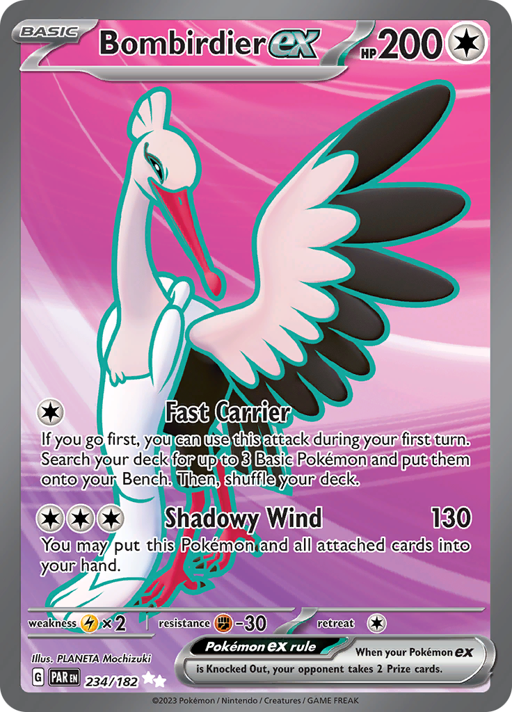 Bombirdier ex (234/182) [Scarlet & Violet: Paradox Rift] | Local Legends