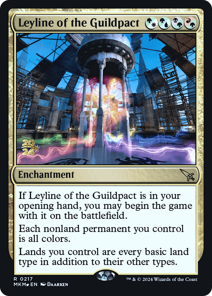 Leyline of the Guildpact [Murders at Karlov Manor Prerelease Promos] | Golgari Games