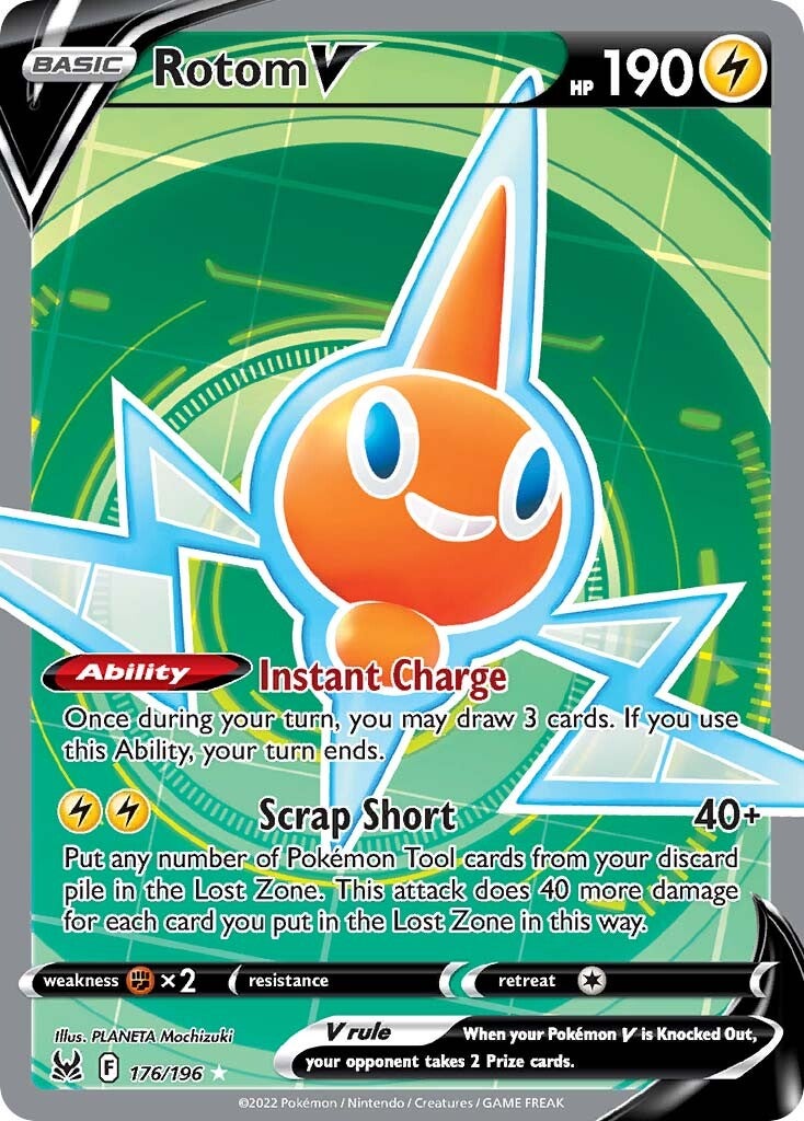 Rotom V (176/196) [Sword & Shield: Lost Origin] | Golgari Games