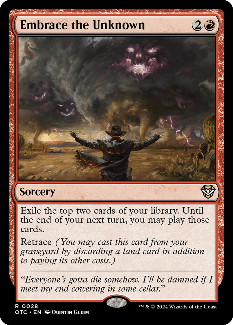 Embrace the Unknown [Outlaws of Thunder Junction Commander] | Local Legends