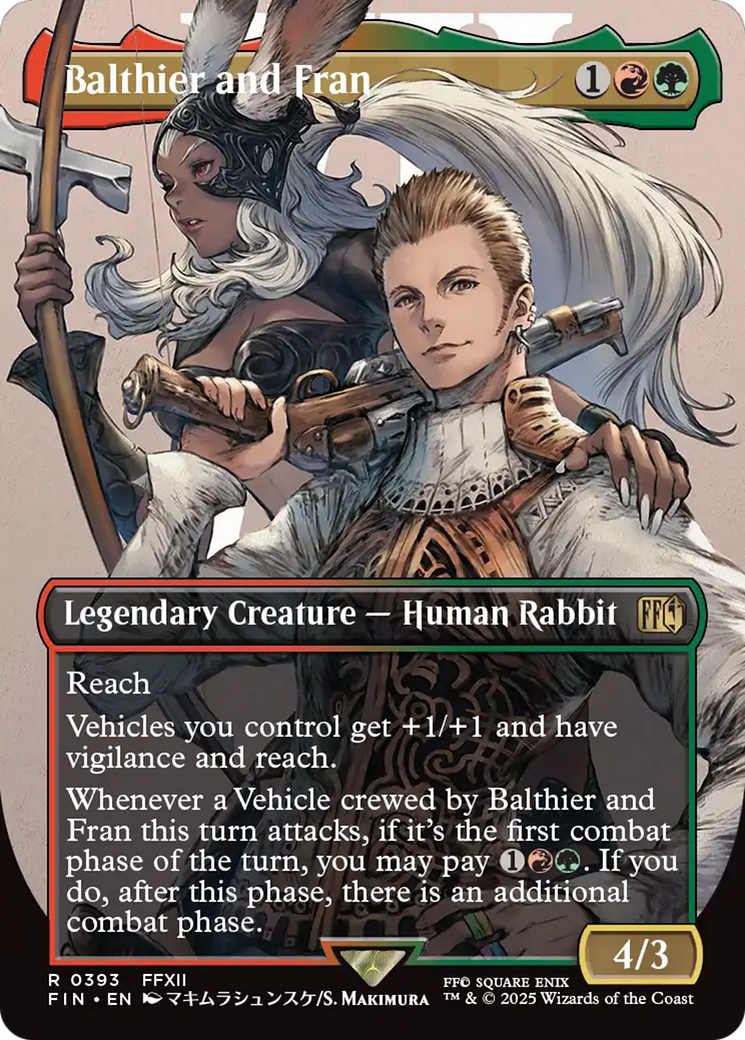Balthier and Fran (Borderless) (0393) [FINAL FANTASY] | Local Legends