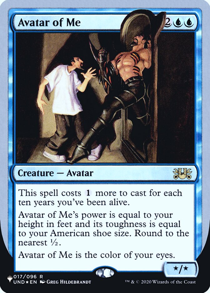 Avatar of Me (Unfinity Foil Edition) [The List] | Local Legends