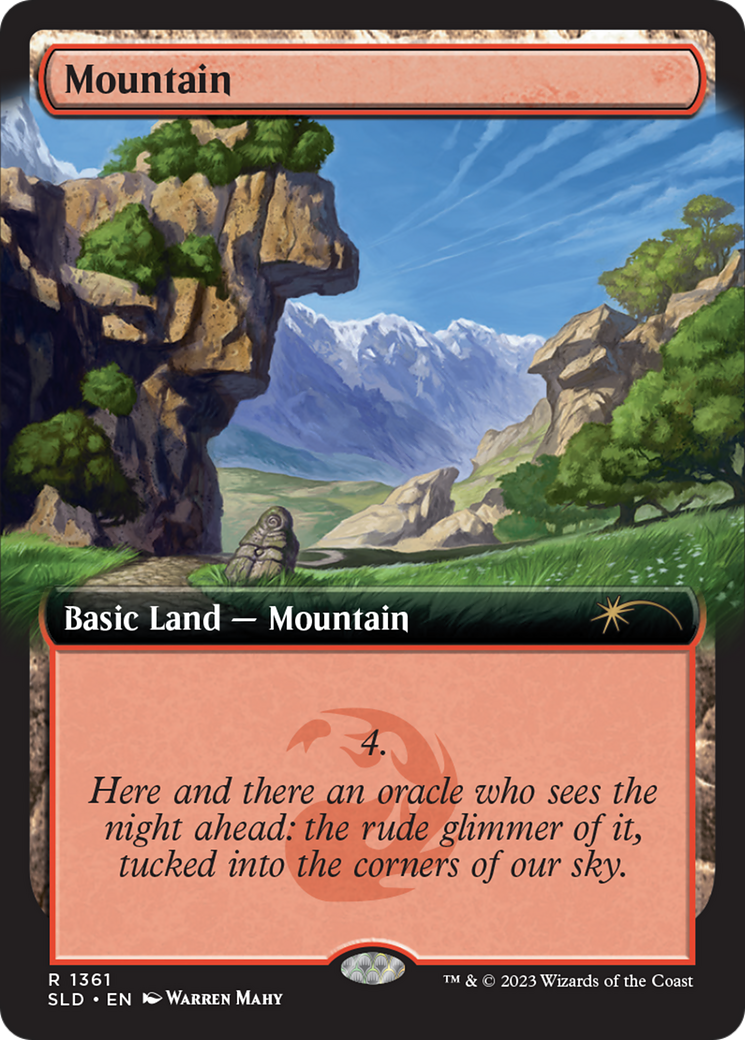 Mountain (1361) [Secret Lair Drop Series] | Golgari Games