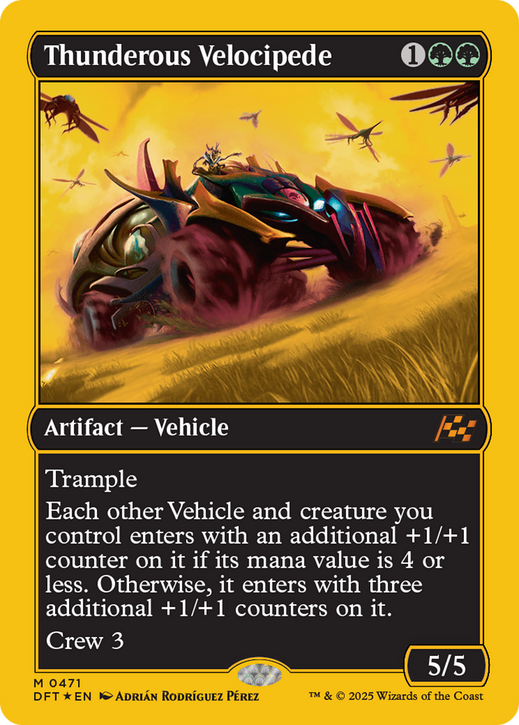 Thunderous Velocipede (First-Place Foil) [Aetherdrift] | Local Legends