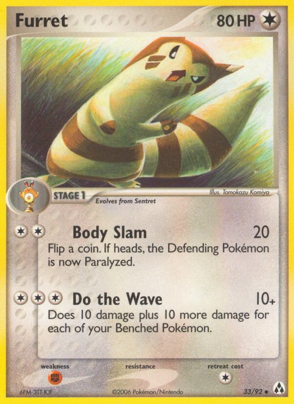 Furret (33/92) [EX: Legend Maker] | Local Legends