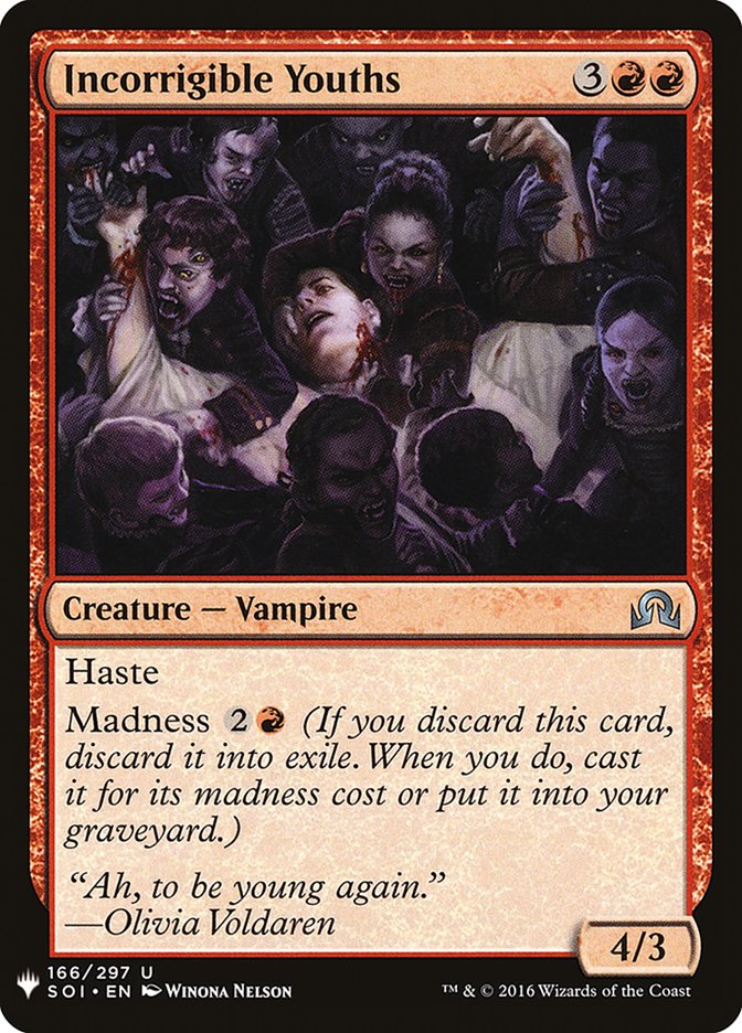 Incorrigible Youths [Mystery Booster] | Local Legends
