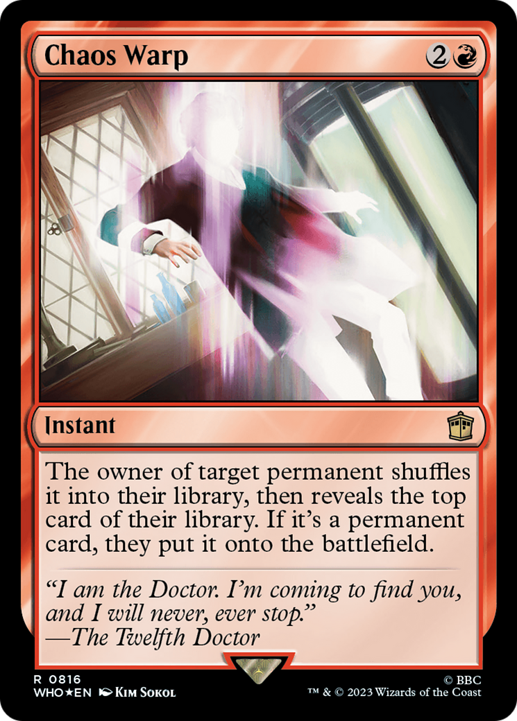 Chaos Warp (Surge Foil) [Doctor Who] | Local Legends