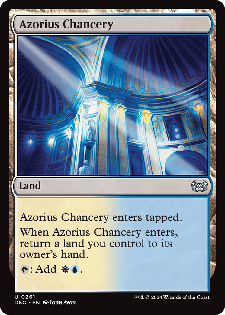 Azorius Chancery [Duskmourn: House of Horror Commander] | Local Legends