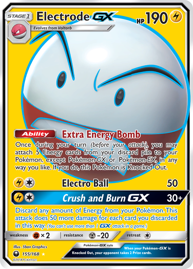 Electrode GX (155/168) [Sun & Moon: Celestial Storm] | Local Legends