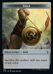 Gold // Dragon Double-Sided Token [Commander Legends: Battle for Baldur's Gate Tokens] | Local Legends