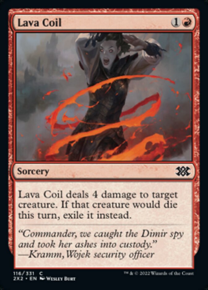 Lava Coil [Double Masters 2022] | Local Legends