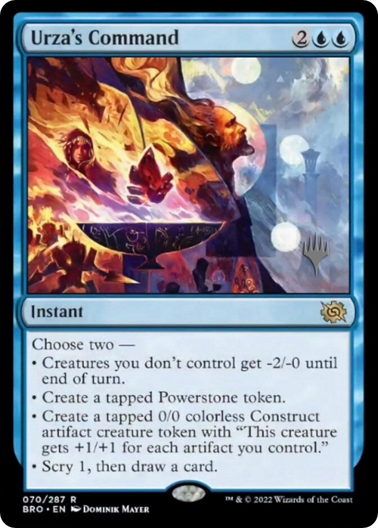 Urza's Command (Promo Pack) [The Brothers' War Promos] | Local Legends