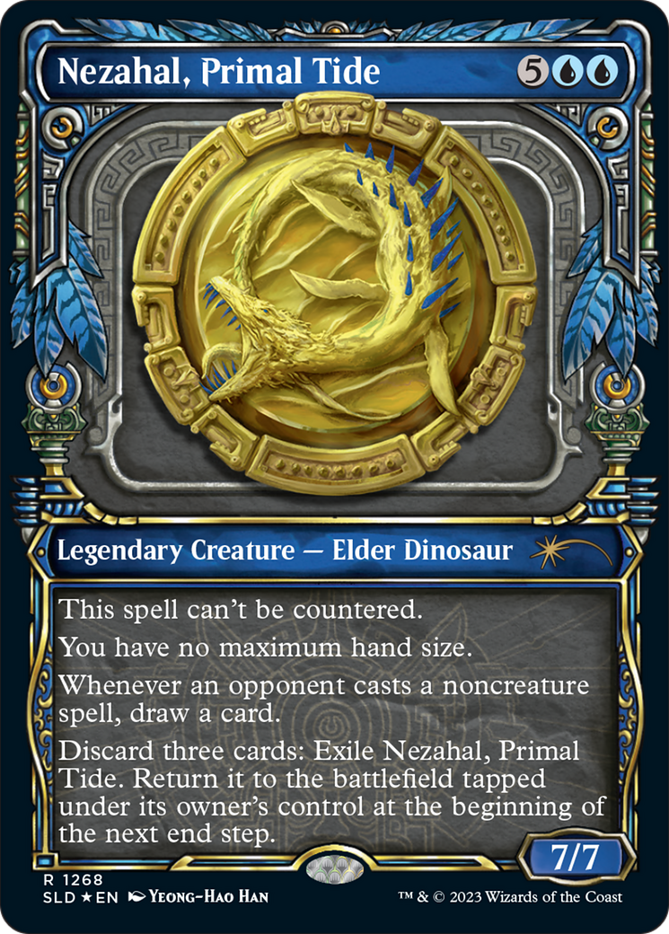 Nezahal, Primal Tide (Halo Foil) [Secret Lair Drop Series] | Local Legends