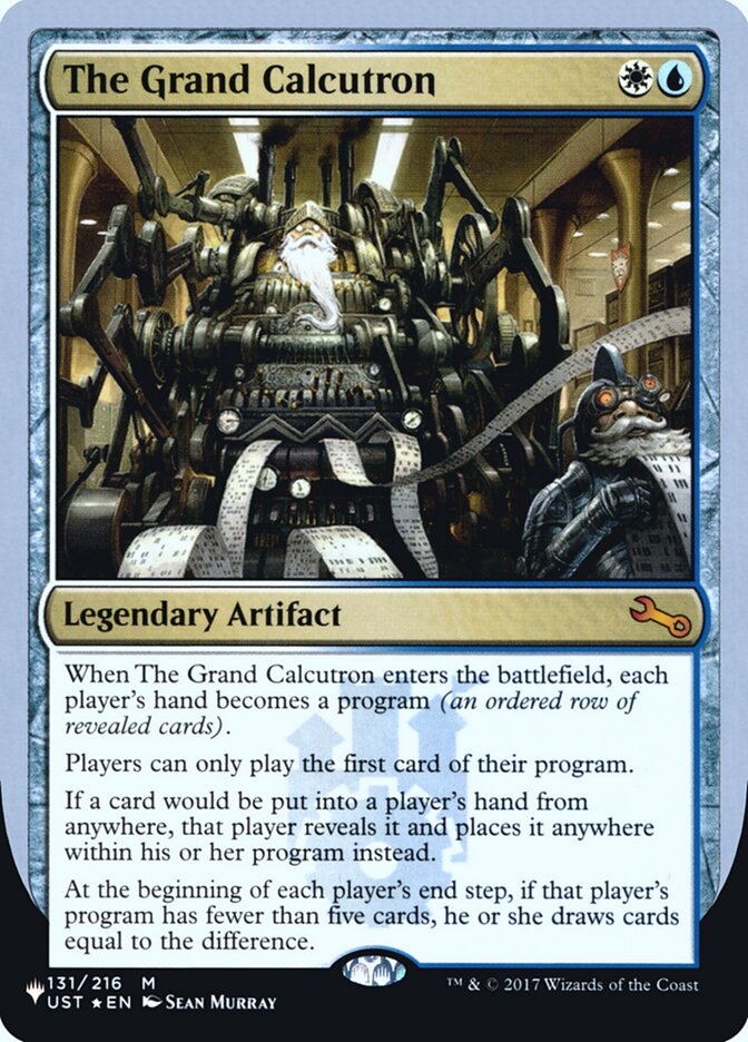 The Grand Calcutron (Unfinity Foil Edition) [The List] | Local Legends